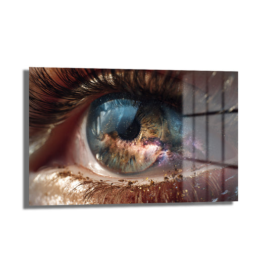 DEKORATİF YATAY CAM TABLO - TT3089