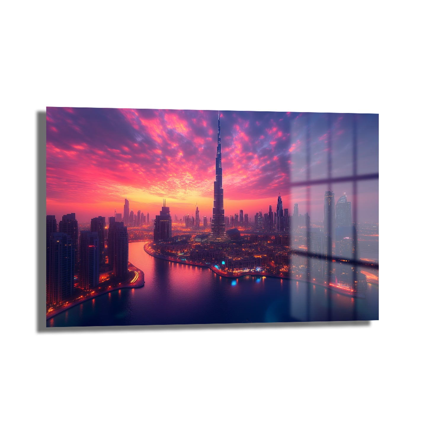 DEKORATİF YATAY CAM TABLO - TT2107