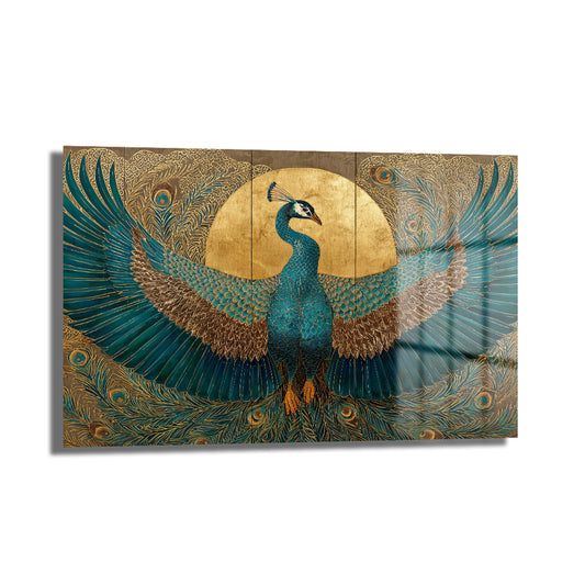 DEKORATİF YATAY CAM TABLO - TT3112