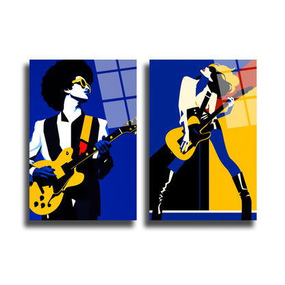 İKİLİ DİKEY CAM TABLO SETİ - TT4000