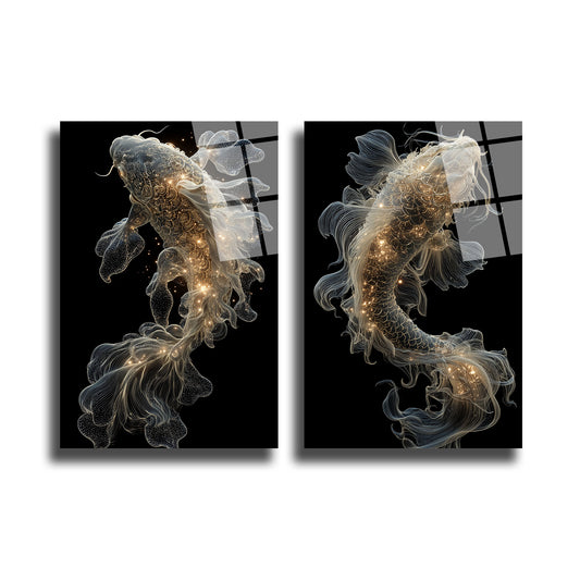 İKİLİ DİKEY CAM TABLO SETİ - TT4004