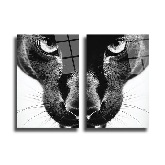 İKİLİ DİKEY CAM TABLO SETİ - TT4039