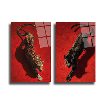 İKİLİ DİKEY CAM TABLO SETİ - TT4024