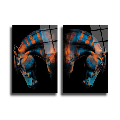 İKİLİ DİKEY CAM TABLO SETİ - TT4016