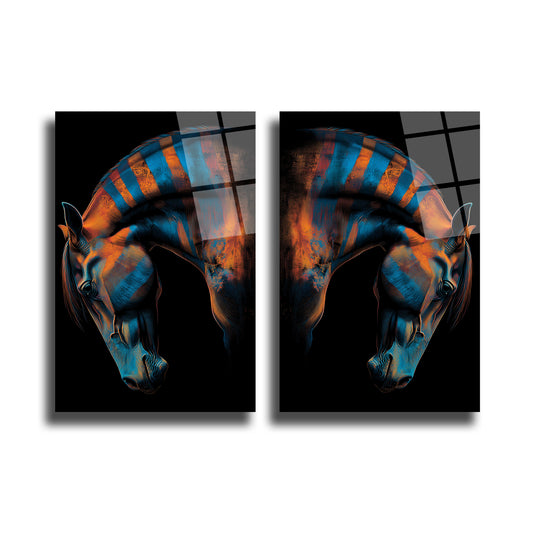 İKİLİ DİKEY CAM TABLO SETİ - TT4016