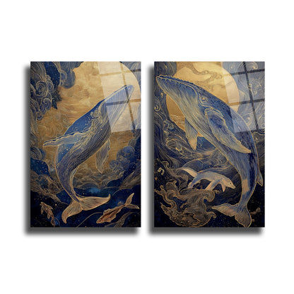 İKİLİ DİKEY CAM TABLO SETİ - TT4028