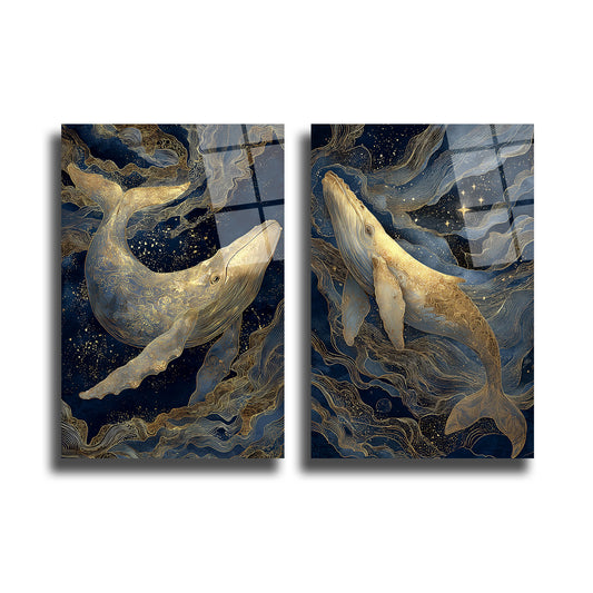 İKİLİ DİKEY CAM TABLO SETİ - TT4027