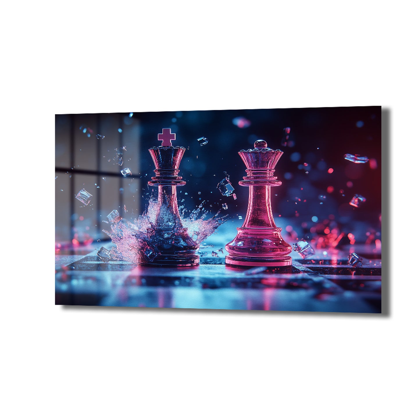 DEKORATİF YATAY CAM TABLO - TT2121