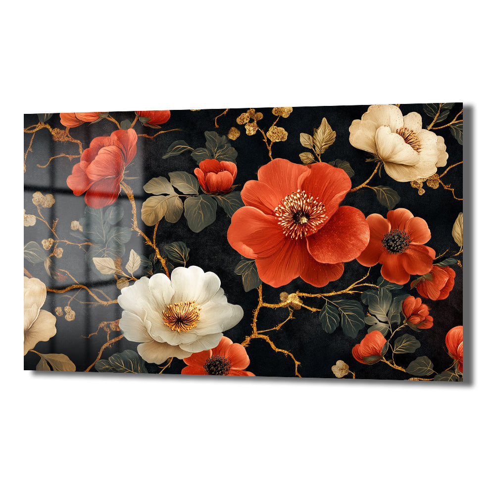 DEKORATİF YATAY CAM TABLO - TT1287