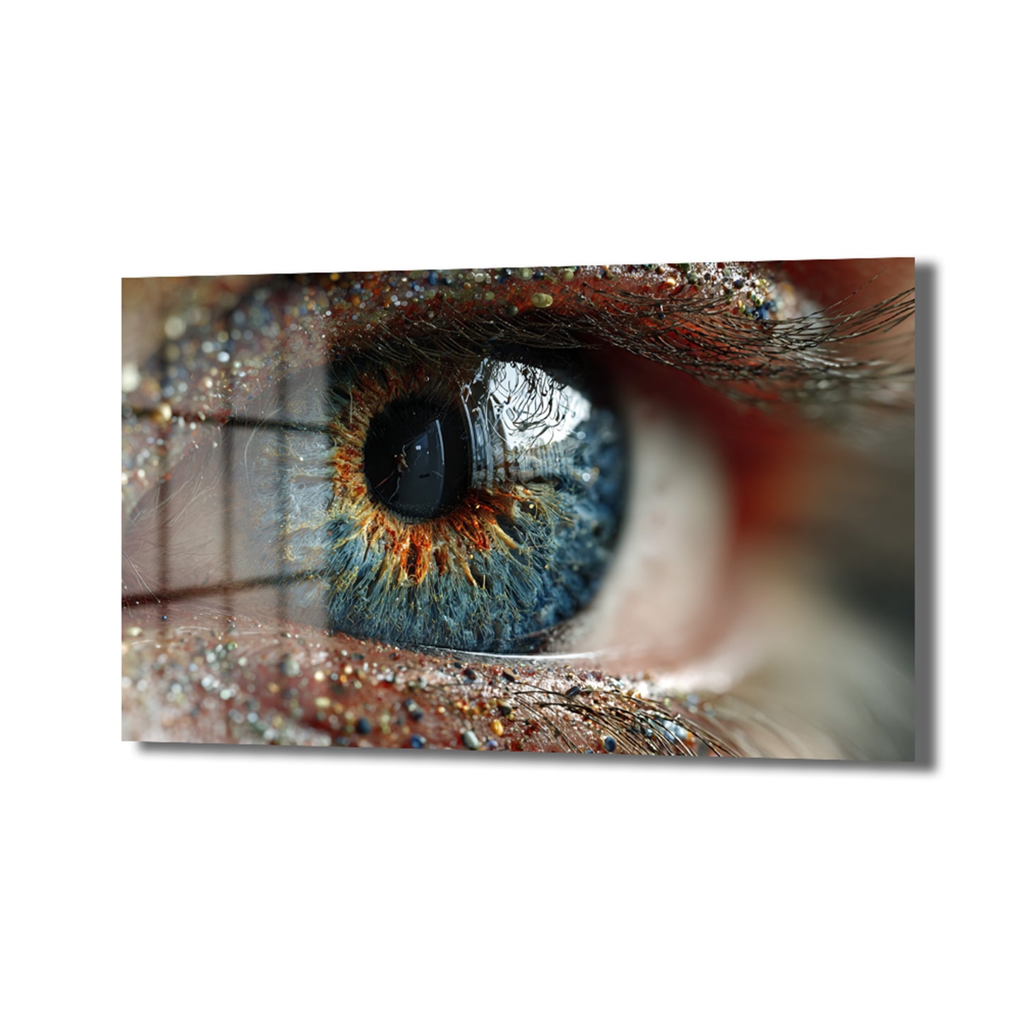 DEKORATİF YATAY CAM TABLO - TT3090