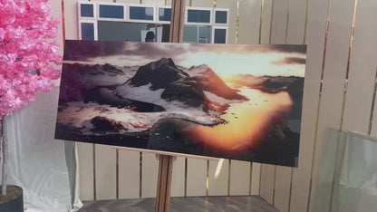 DEKORATİF YATAY CAM TABLO - CF0700