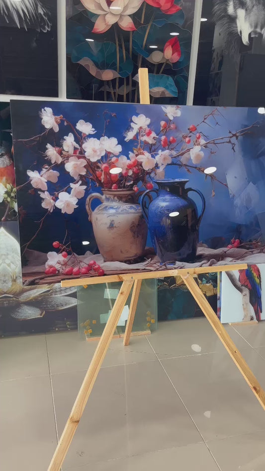 DEKORATİF YATAY CAM TABLO - TT0638