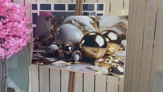 DEKORATİF YATAY CAM TABLO - CF0902