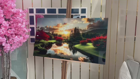 DEKORATİF YATAY CAM TABLO - CF1068